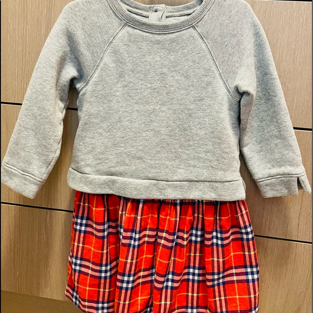 Girls Burberry classic dress